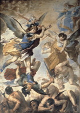 San Michele Arcangelo che sconfigge gli angeli ribelli - Luca Giordano
